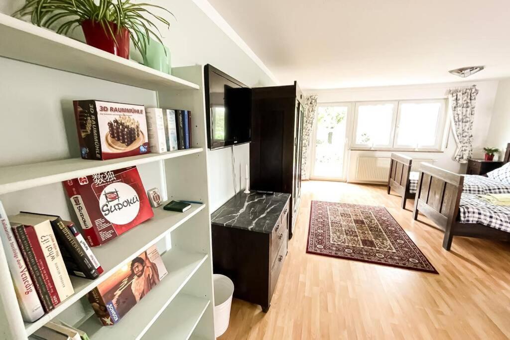 לייפציג Apartment Am Auensee Mit Grosser Terrasse & Privat-Parkplatz מראה חיצוני תמונה